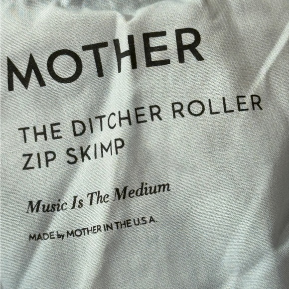 ❗️Sold❗️Mother Denim Jeans The DItcher Roller Zip Skimp Music Size 30 - Picture 6 of 16